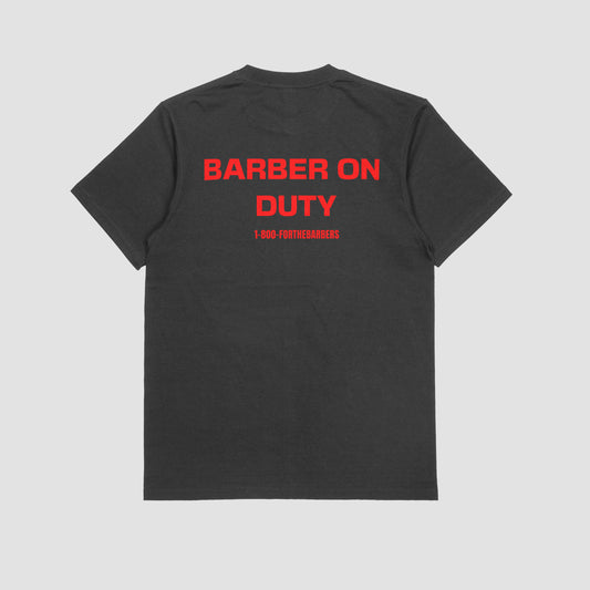 BARBER ON DUTY TEE