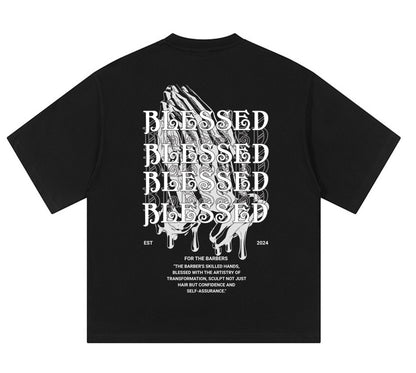 "BLESSED" Oversized Tee