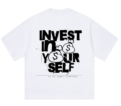 "INVEST IN YOURSELF" Oversized Tee